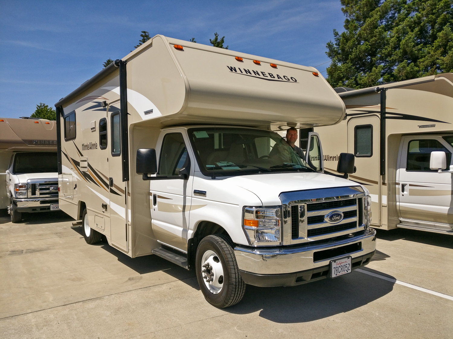 The gear around the gear - a 21ft RV rented for the road trip