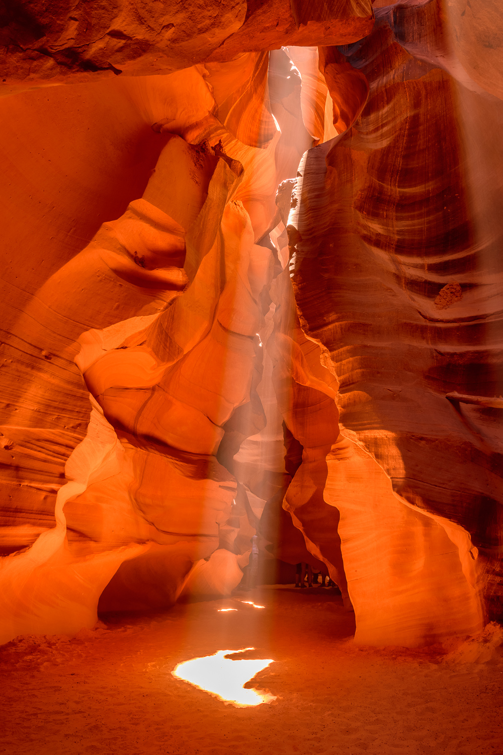 Shooting in Upper Antelope Canyon is only possible with a tripod - at least it makes it easier